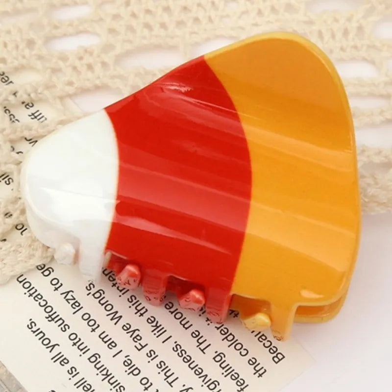 Candy Corn Claw Clip