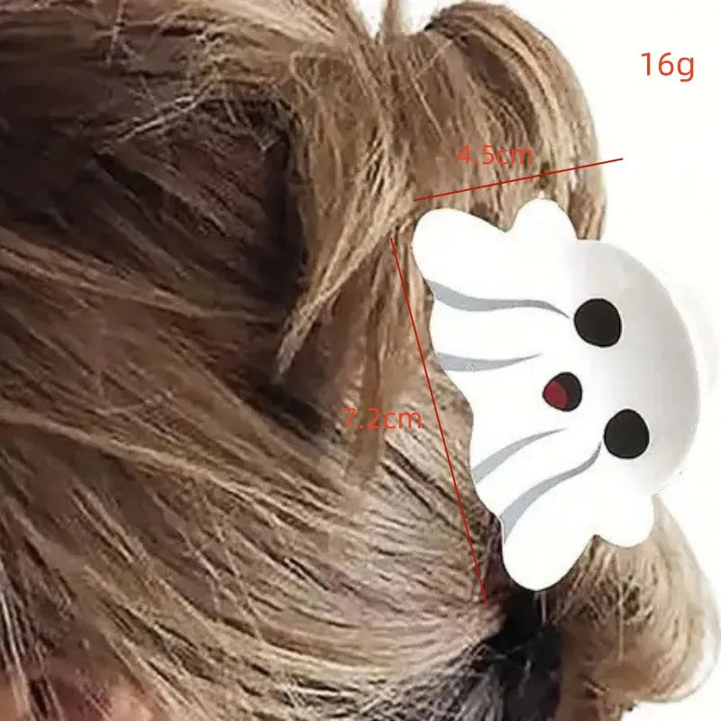 White Ghost Claw Clip