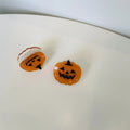 Mini Pumpkin Claw Clips