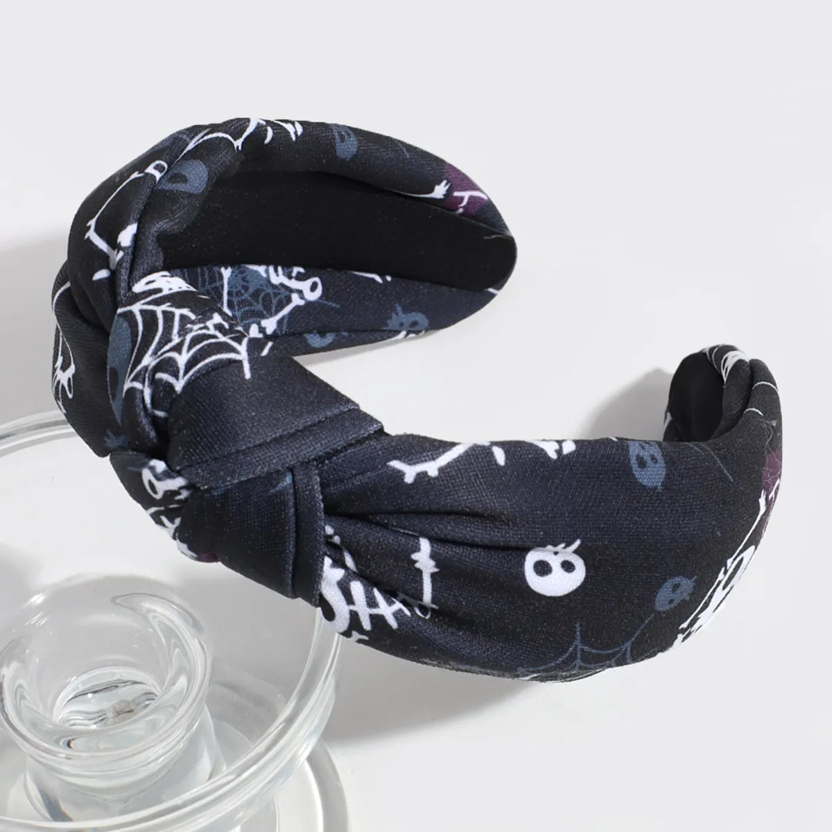 Black Skull Headband