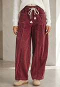 Corduroy Drawstring Pants