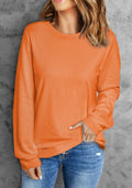 Orange Classic Long Sleeve Top