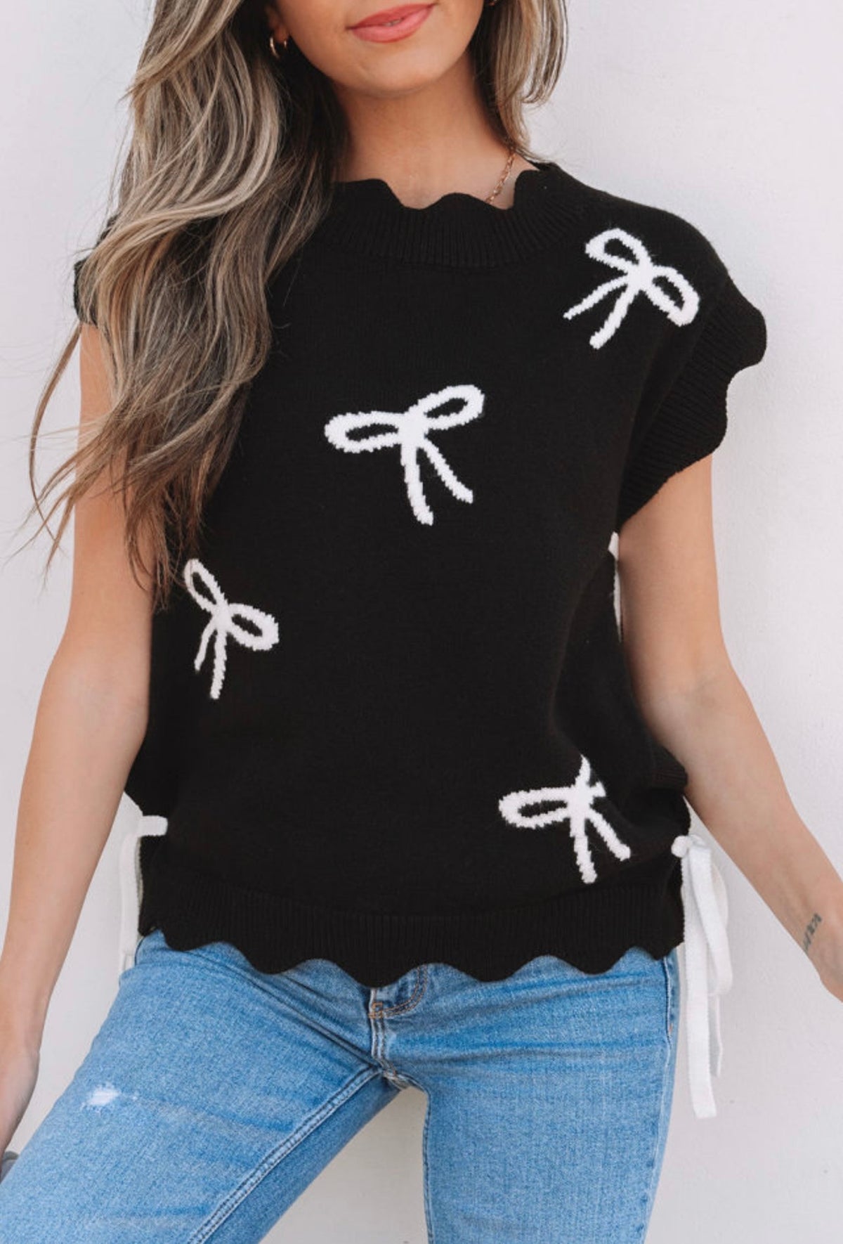 Bow-Dazzled Beauty Top