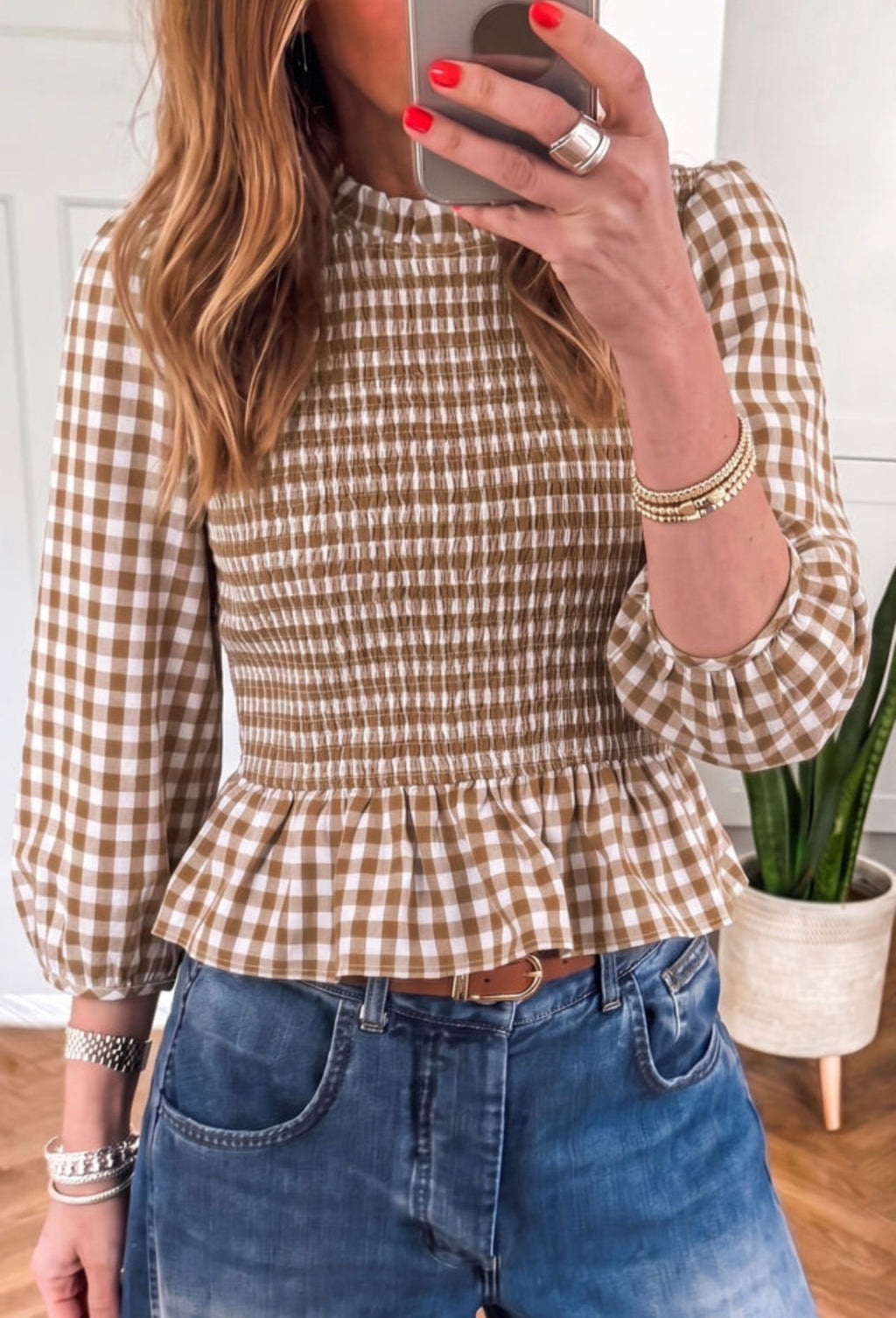 Plaid & Pretty Peplum