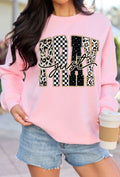 Prayer & Pink Sweatshirt