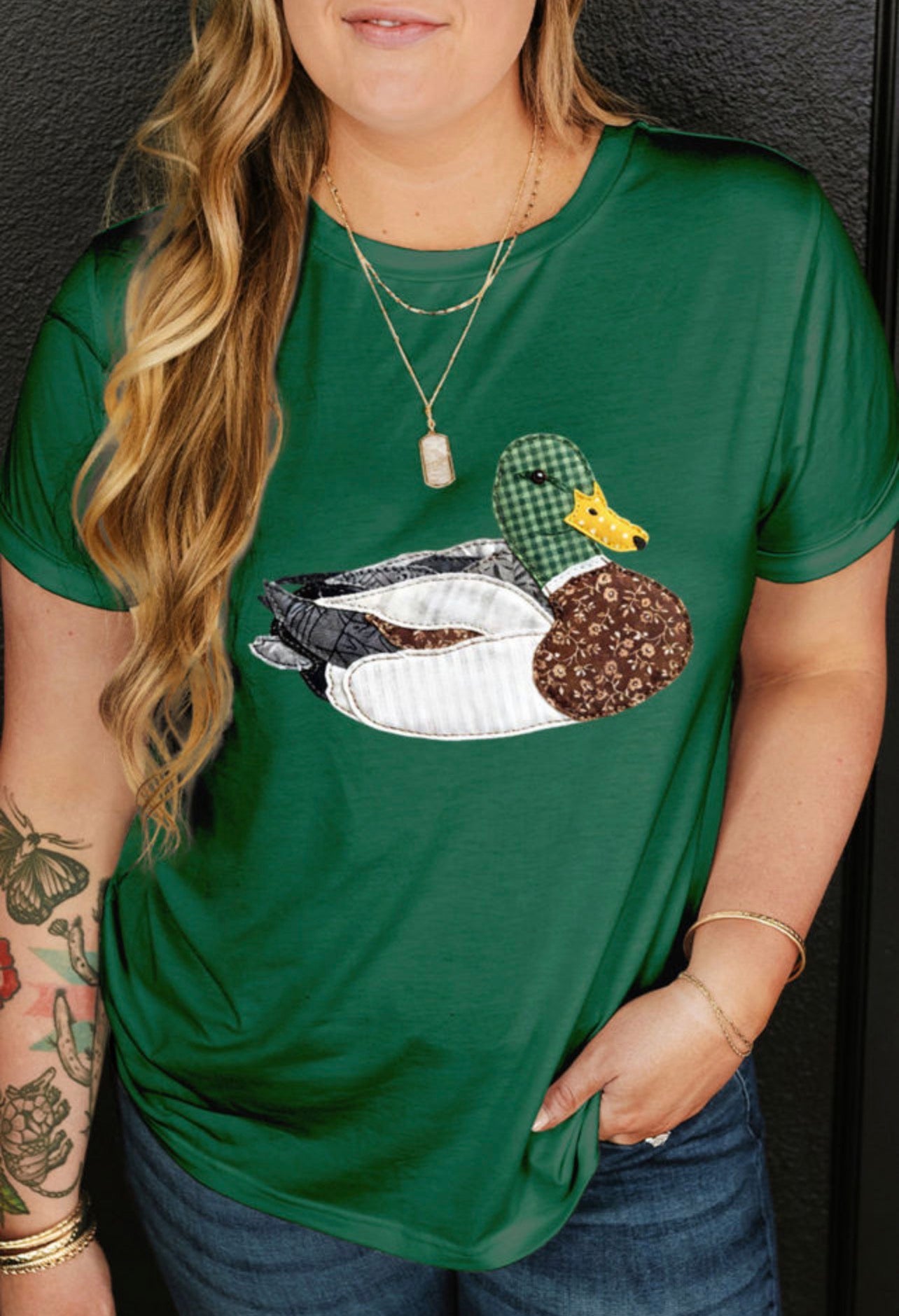 Mallard Patchwork Graphic Tee