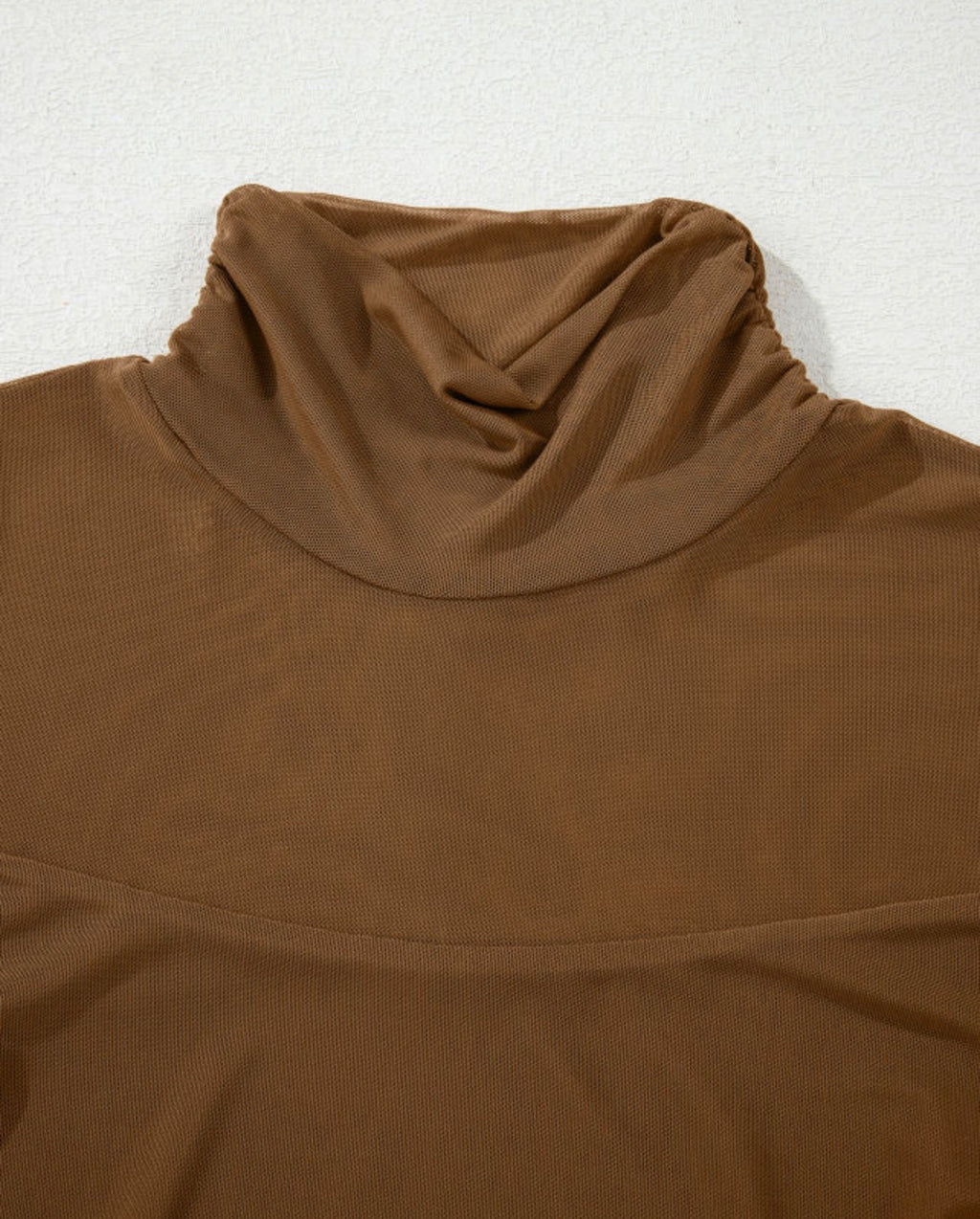 Mocha Mesh Beauty Top