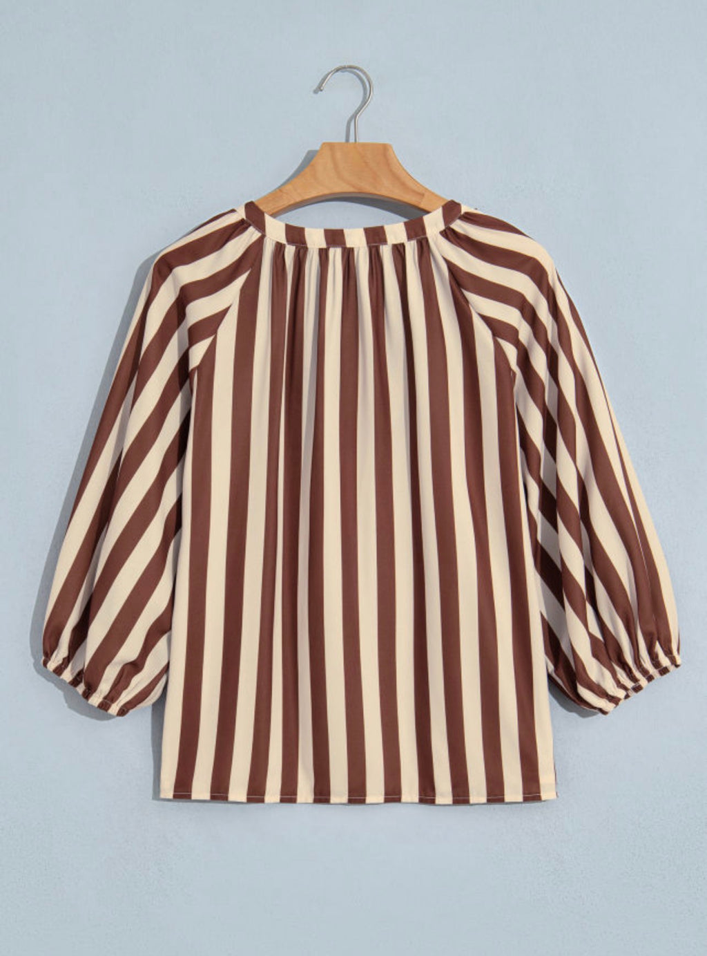 Cocoa Stripe Blouse