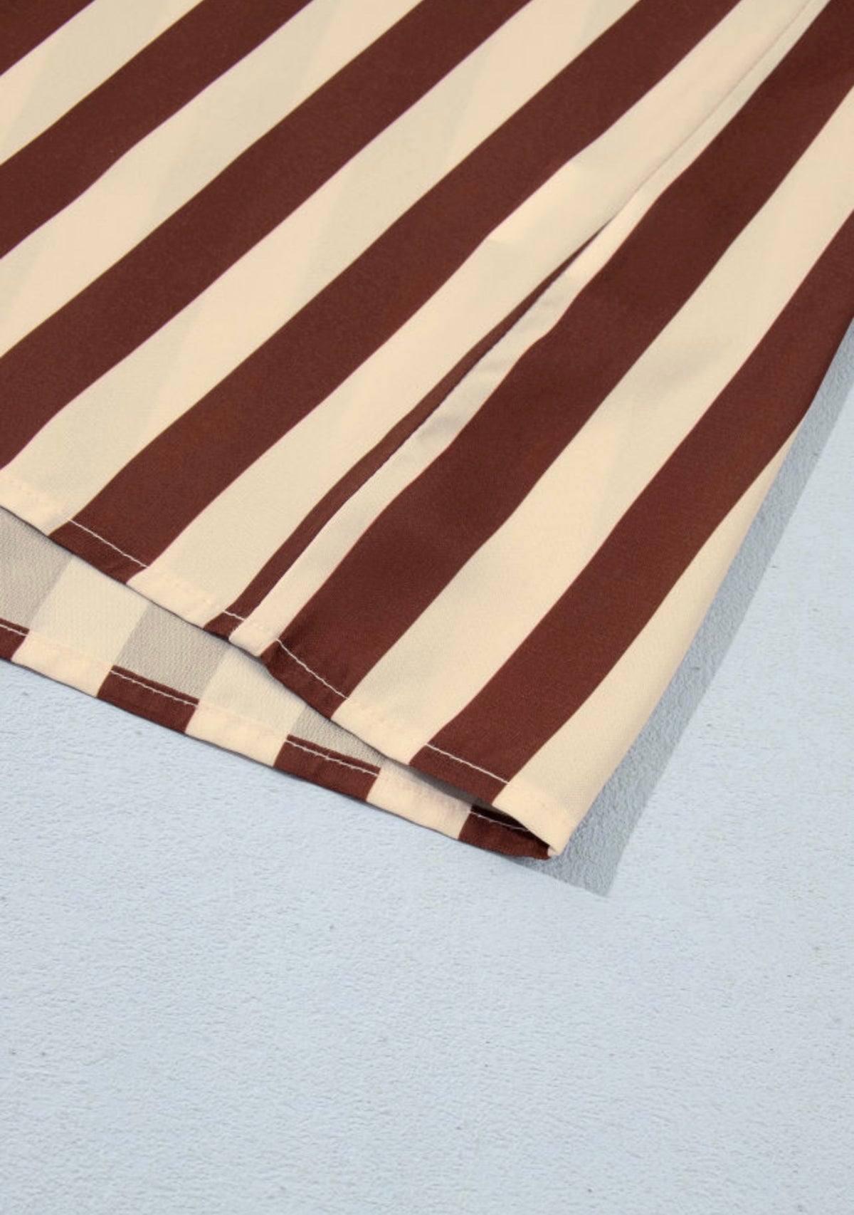 Cocoa Stripe Blouse