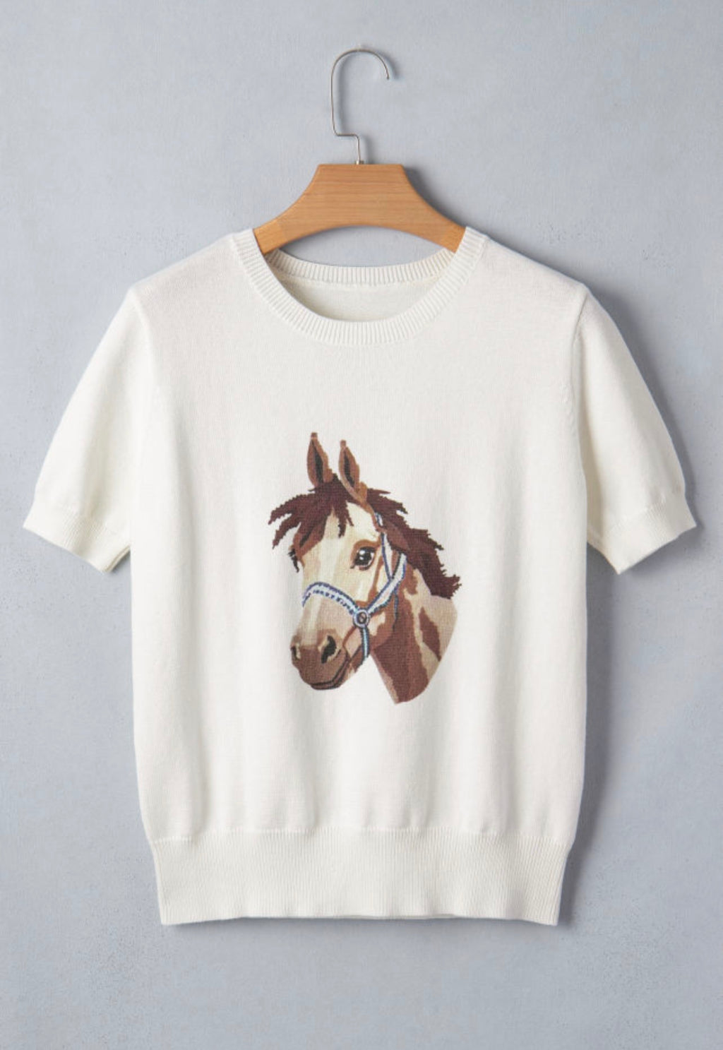 Wild West Horse Graphic Sweater