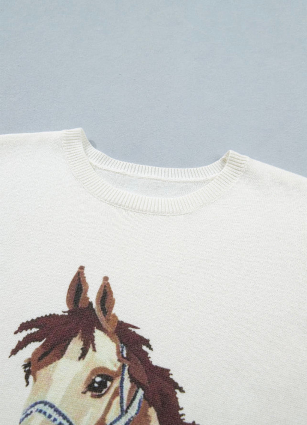 Wild West Horse Graphic Sweater