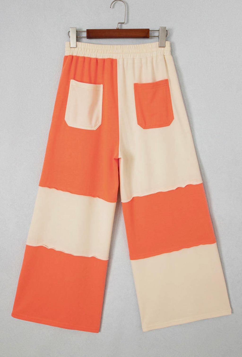 Burnt Orange Colorblock Pants