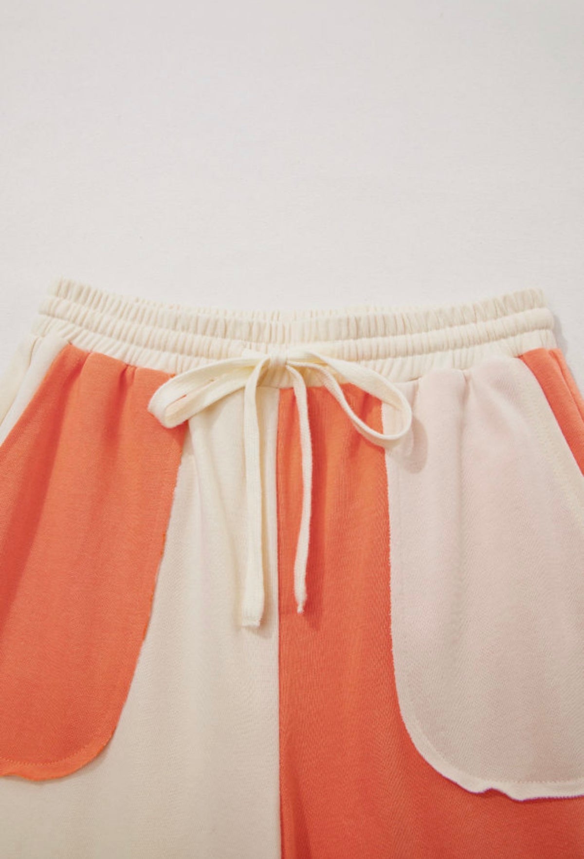 Burnt Orange Colorblock Pants