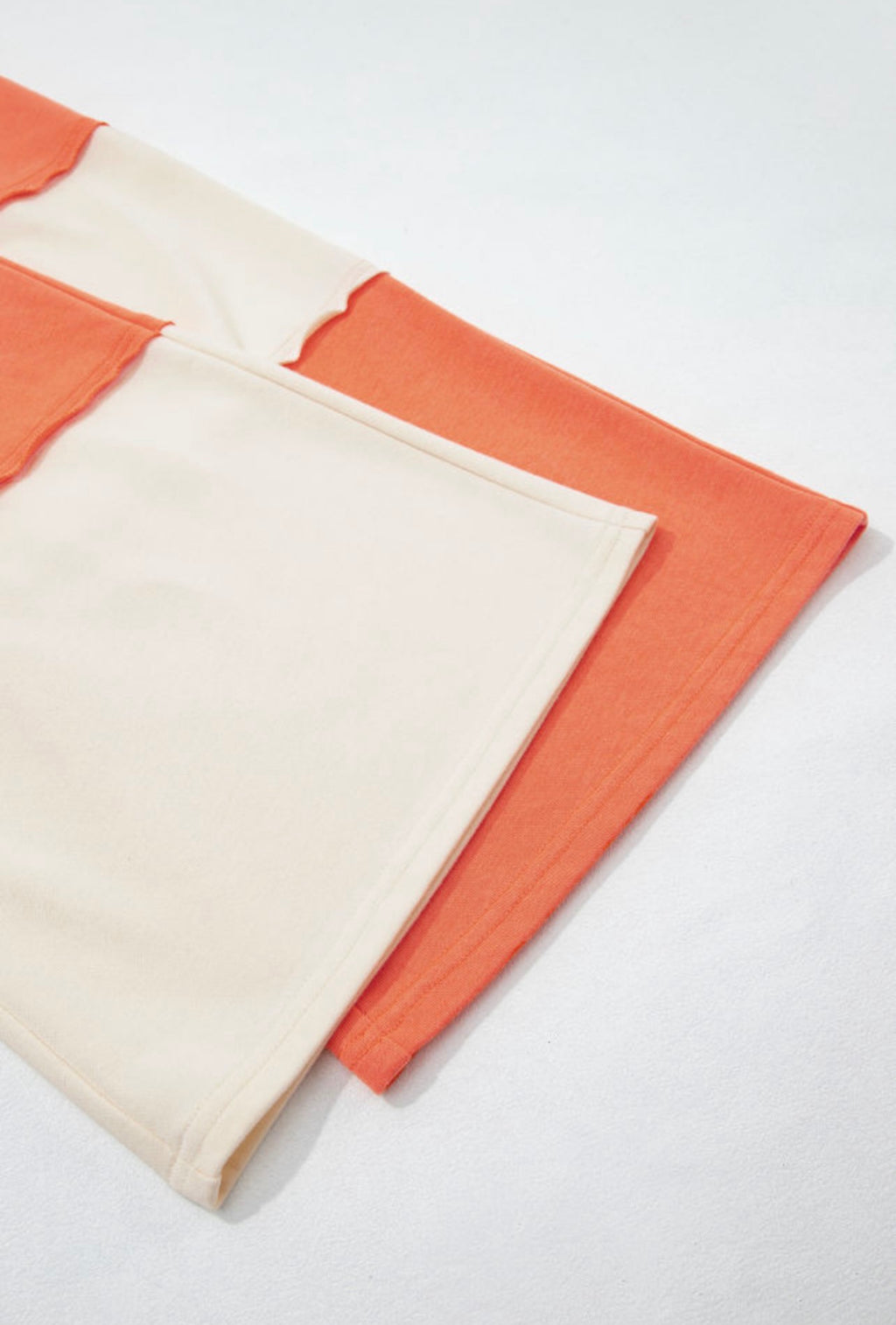 Burnt Orange Colorblock Pants