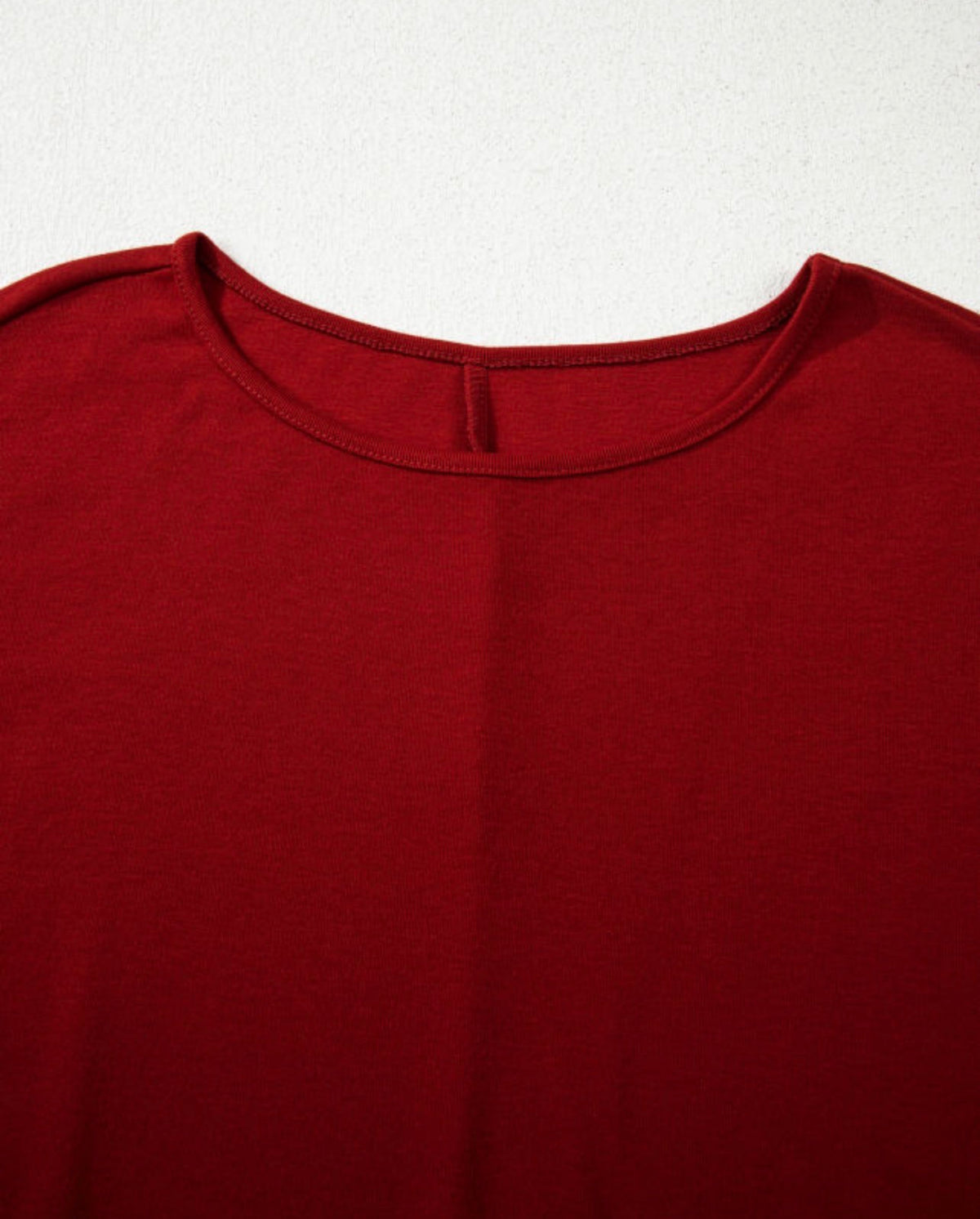 Red Dahlia Extended Cuff Top
