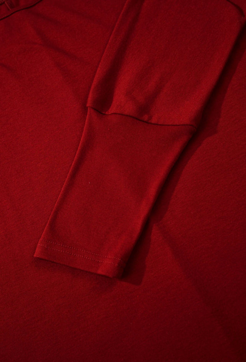 Red Dahlia Extended Cuff Top
