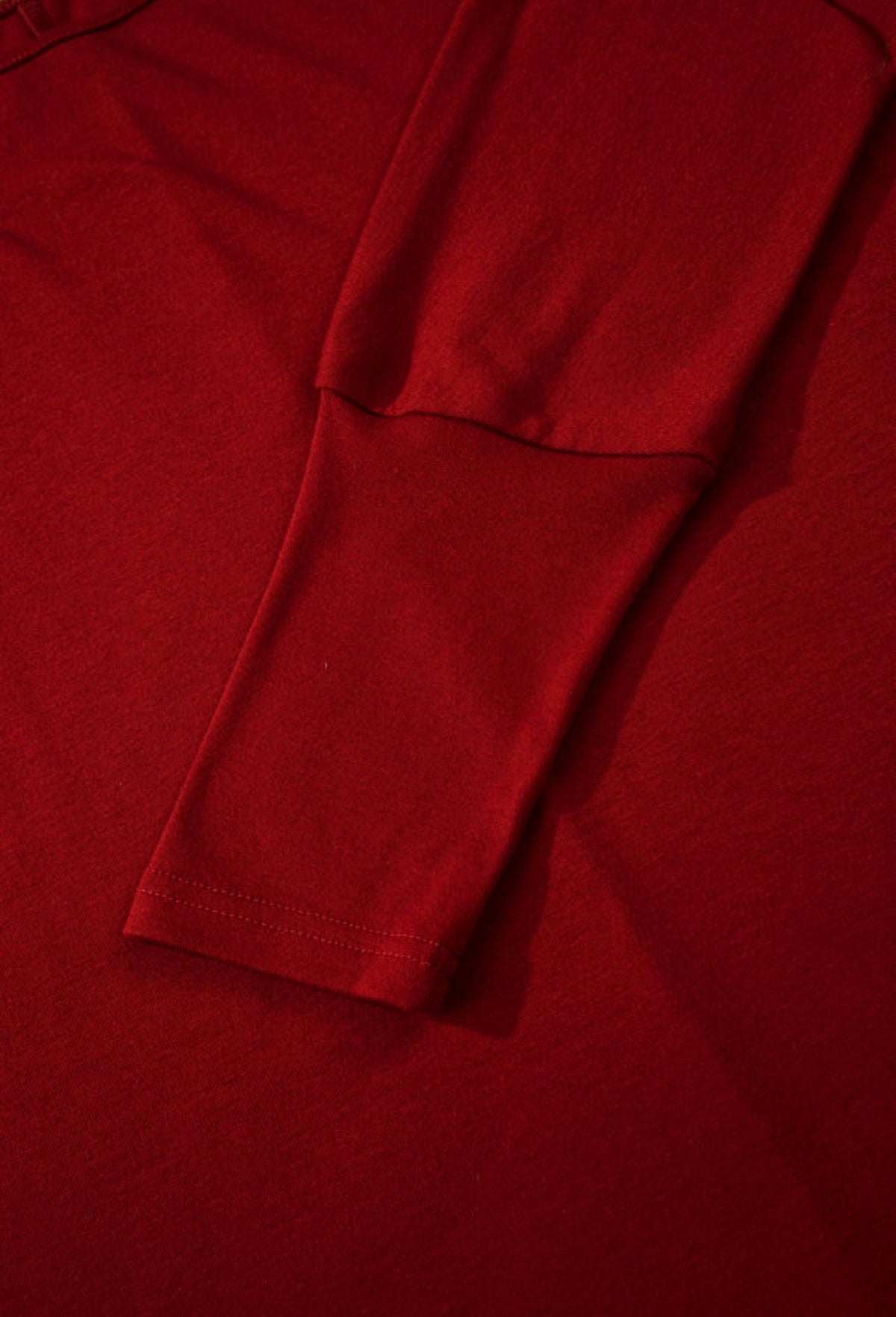 Red Dahlia Extended Cuff Top