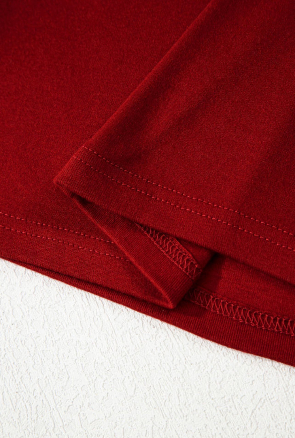 Red Dahlia Extended Cuff Top