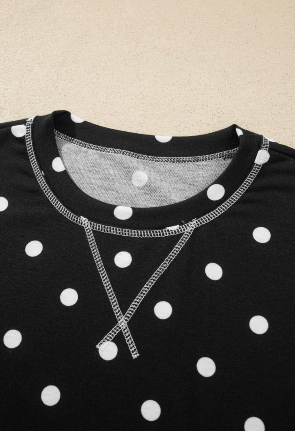 Black Polka Dot Pants Set