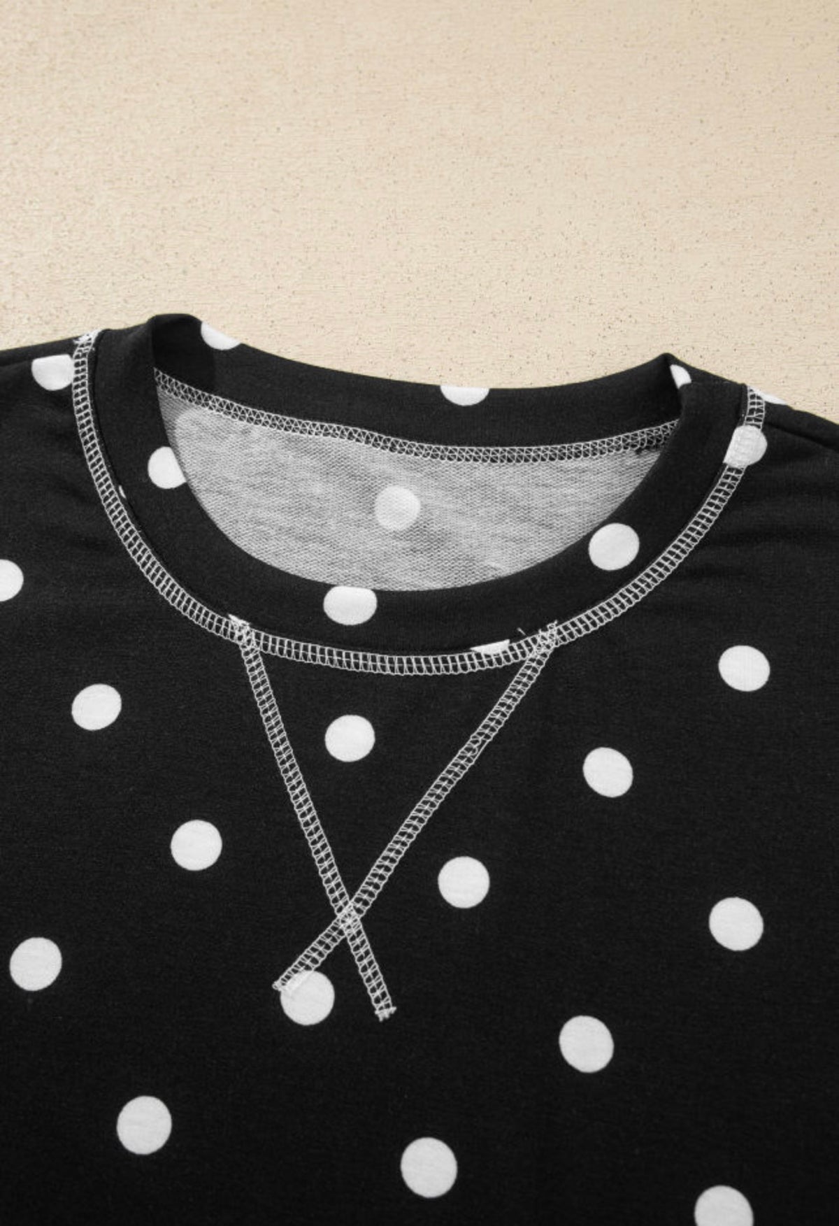 Black Polka Dot Pants Set