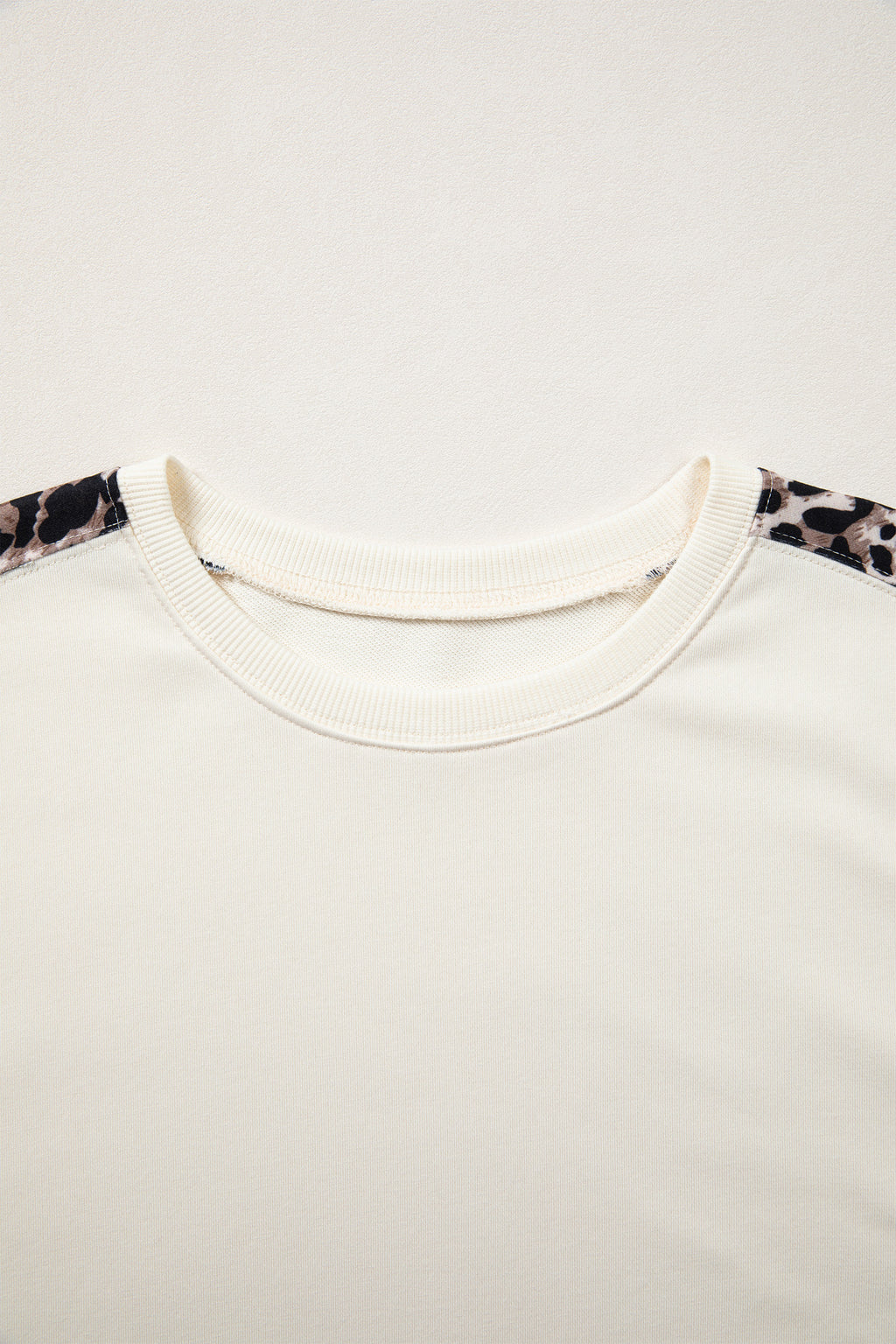 Leopard Color Block Hi-Low Top