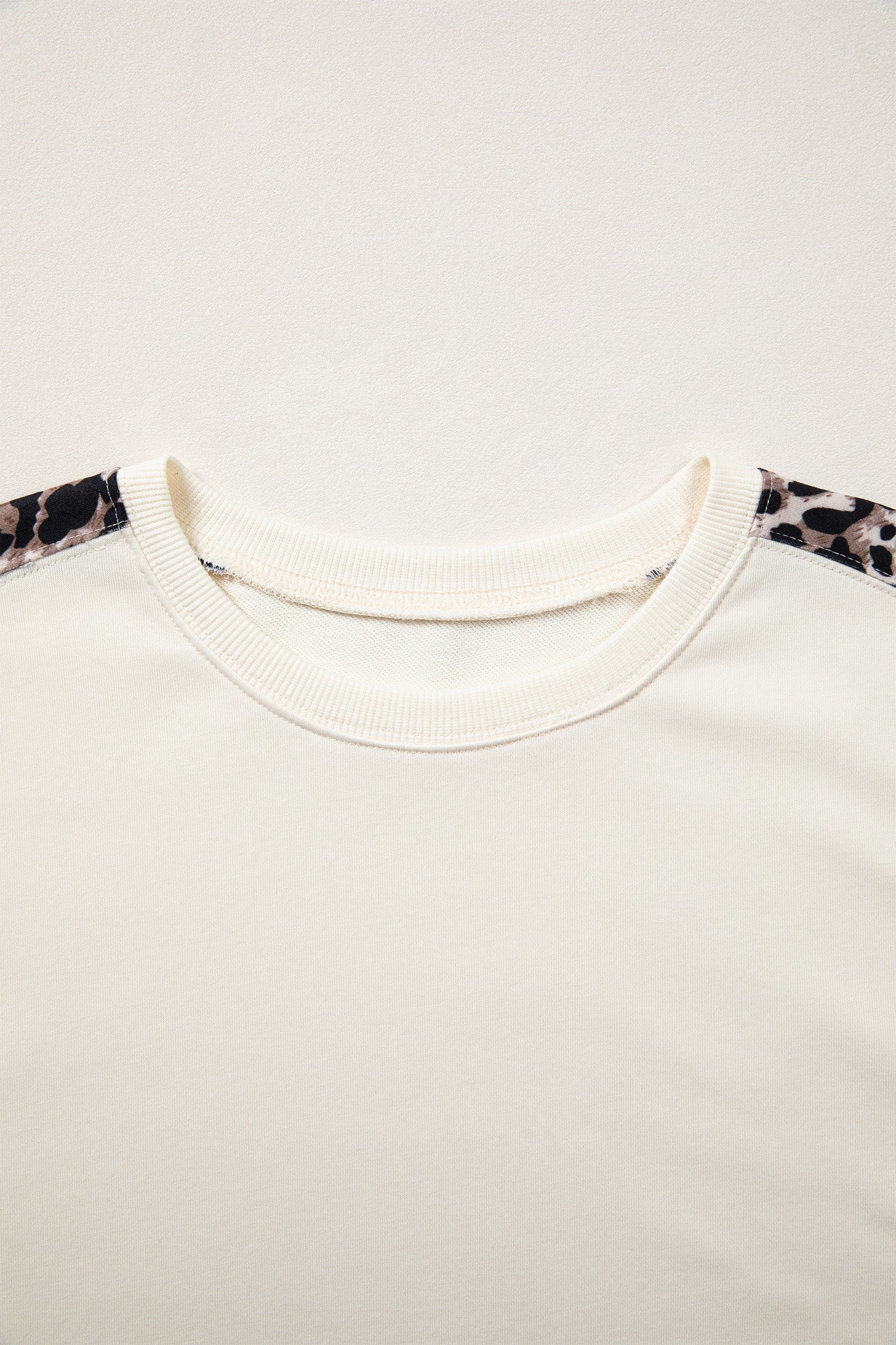 Leopard Color Block Hi-Low Top