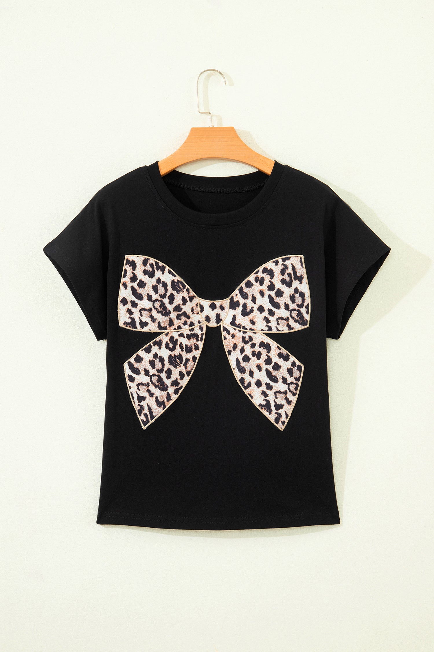 Leopard Bow Graphic Tee