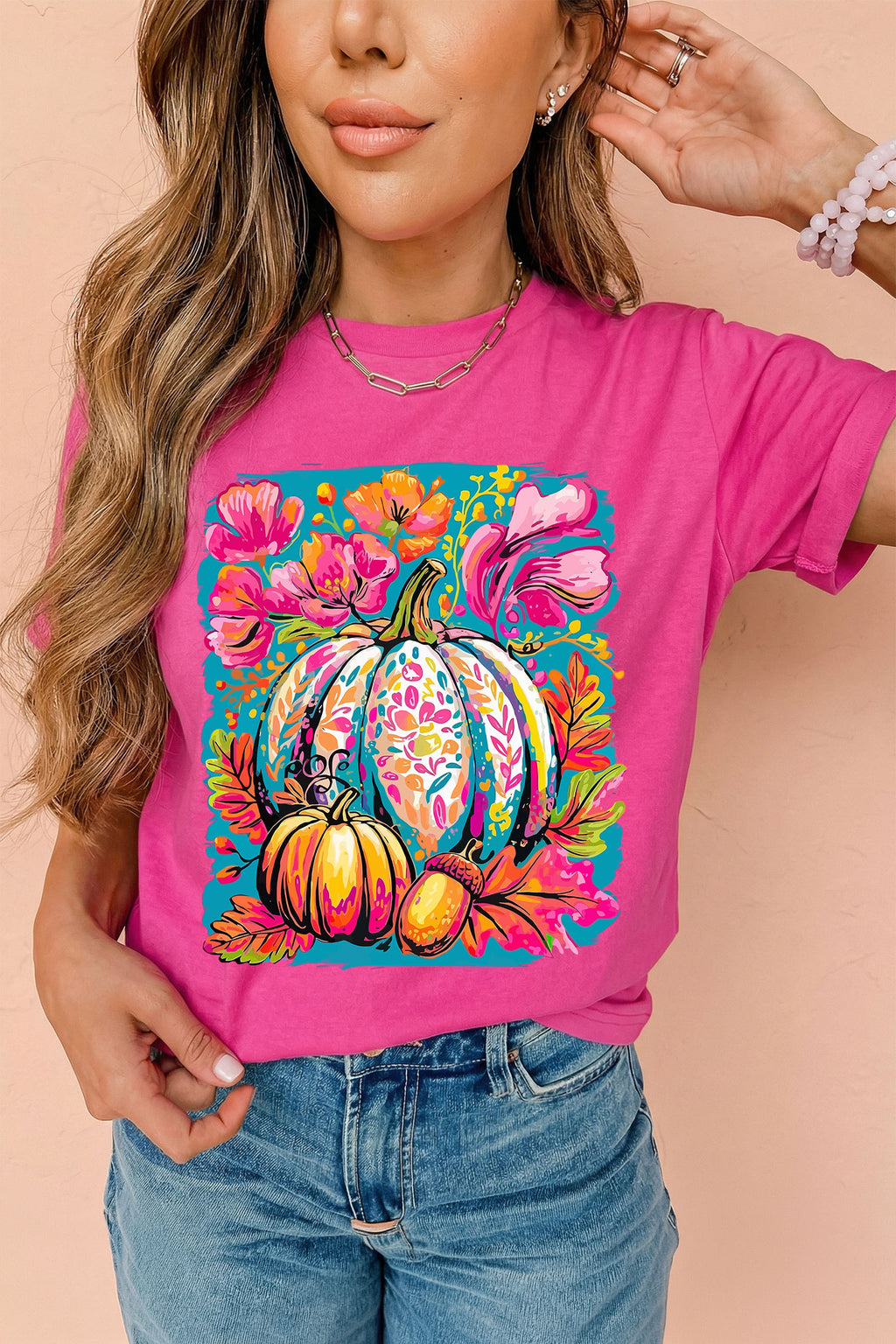 Blooming Pumpkin Graphic Tee