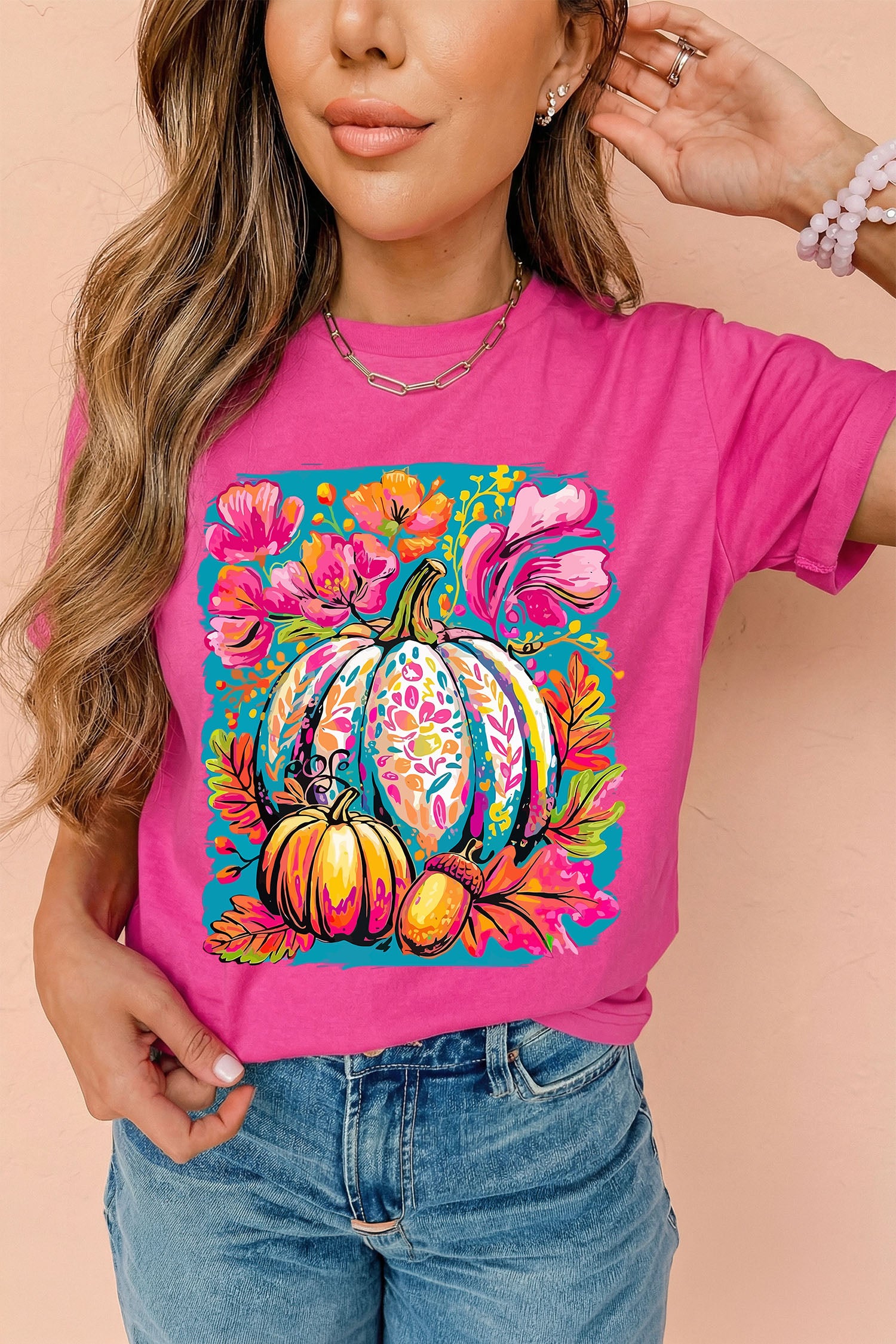 Blooming Pumpkin Graphic Tee