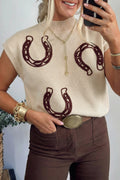 Lucky Horseshoe Sweater Vest