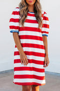 Storybook Stripe T-Shirt Dress