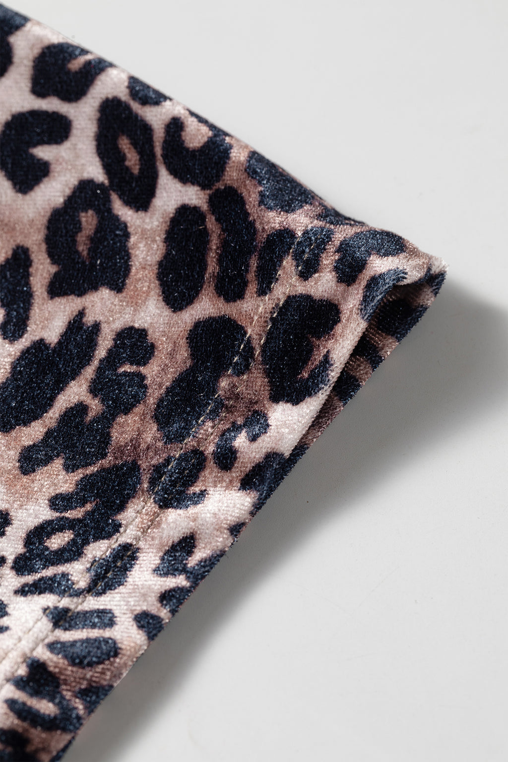Velvet Touch Leopard Shift Dress