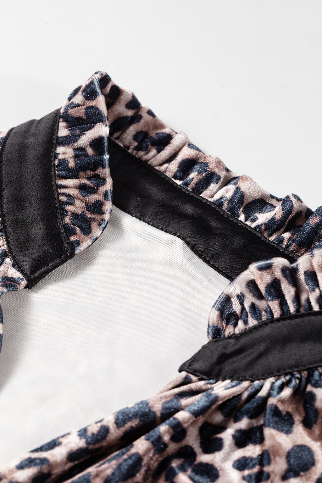 Velvet Touch Leopard Shift Dress