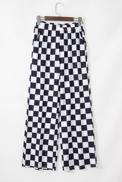 Checkmate Wide Leg Lounge Pants