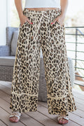 Wild Side Leopard Wide Leg Pants