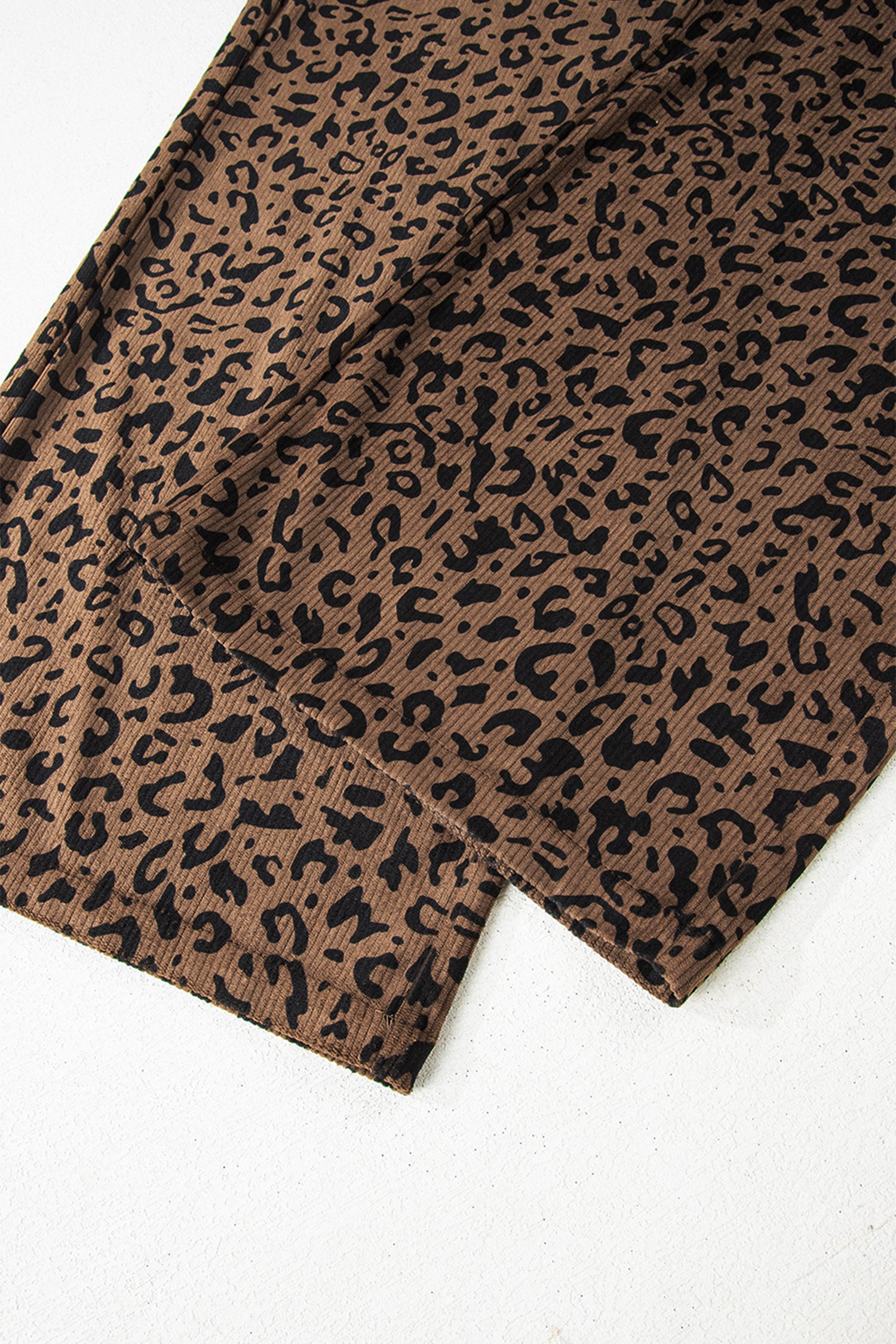 Leopard Wide Leg Pants