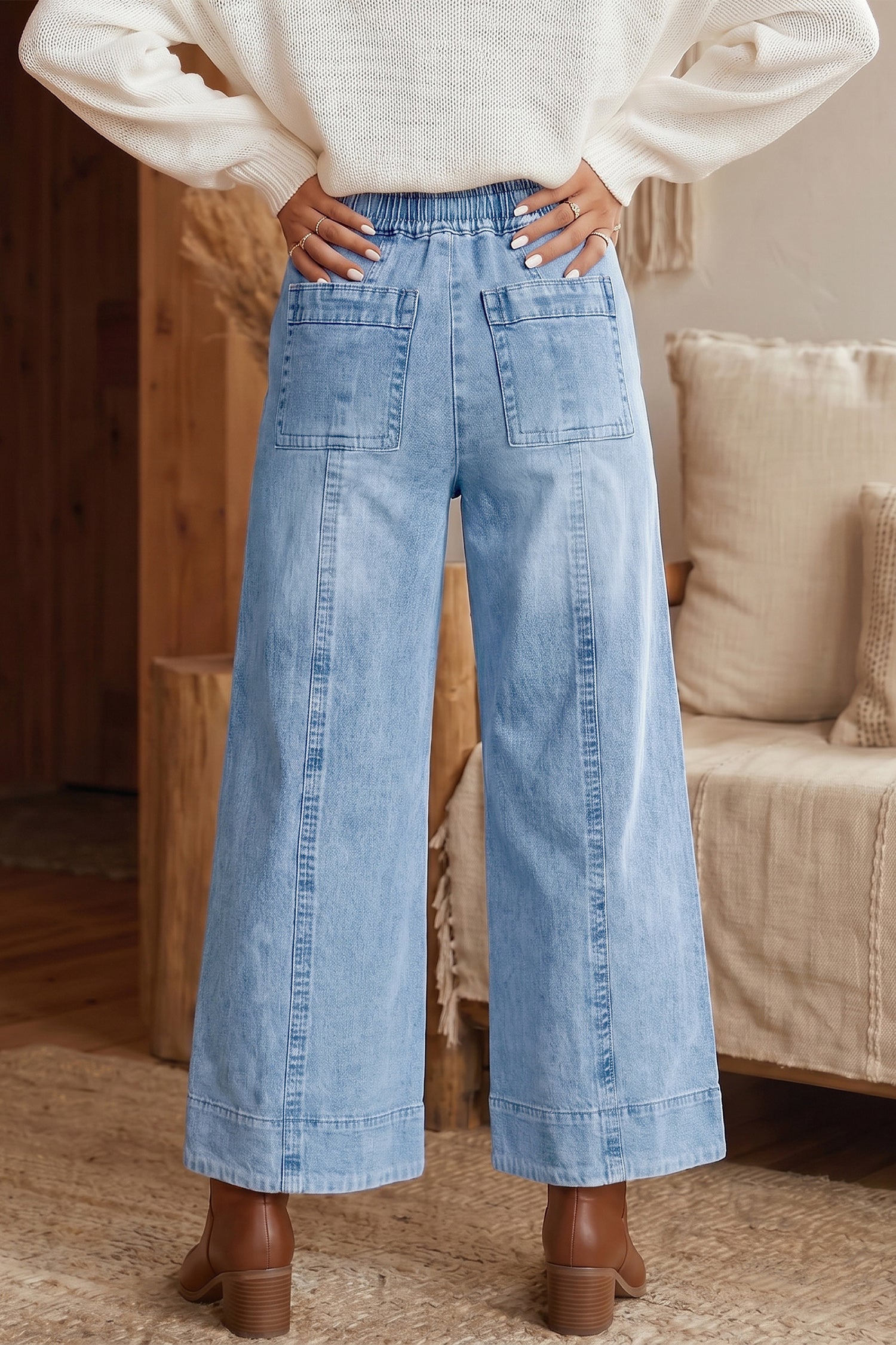Harbor Breeze Wide Leg Jeans