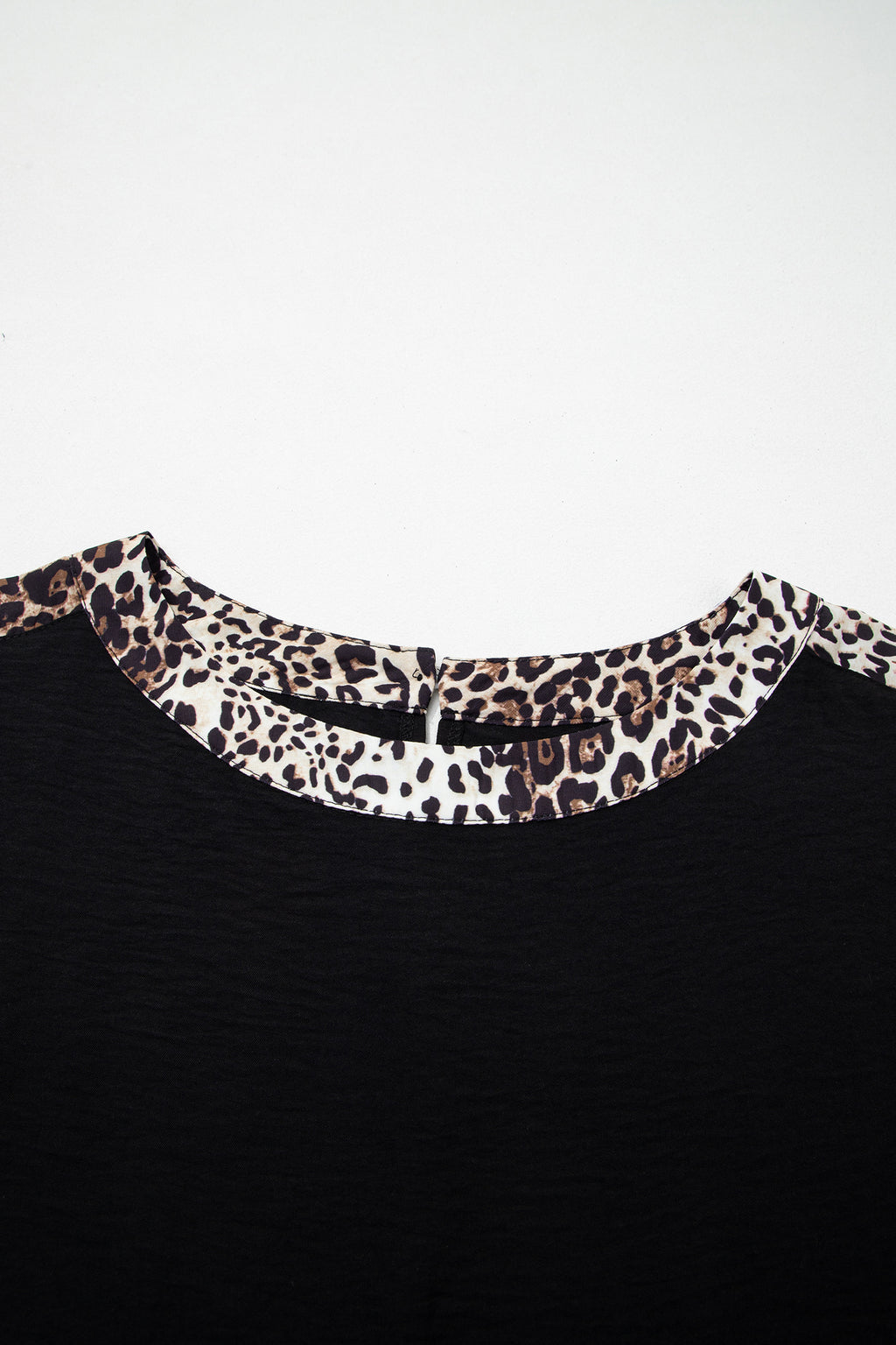 Leopard Trim Tee
